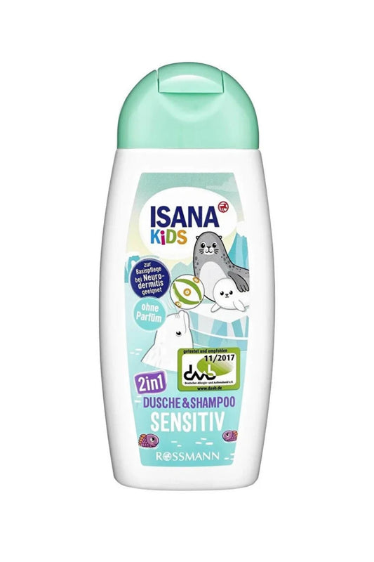 Şampuan ve Duş Jeli 2'si Bir Arada, Çok Hassas Cilt 200 Ml