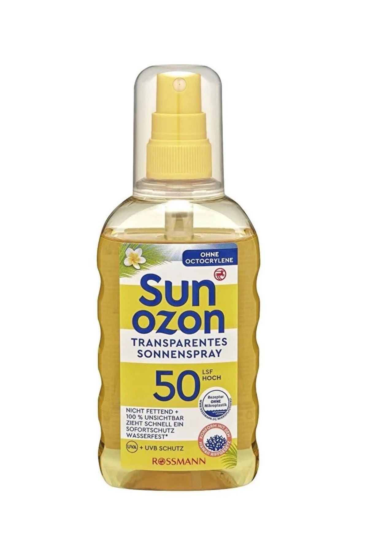 Transparan Güneş Koruyucu Sprey 50SPF Hassas Cilt 200 Ml Ürün ana görseli