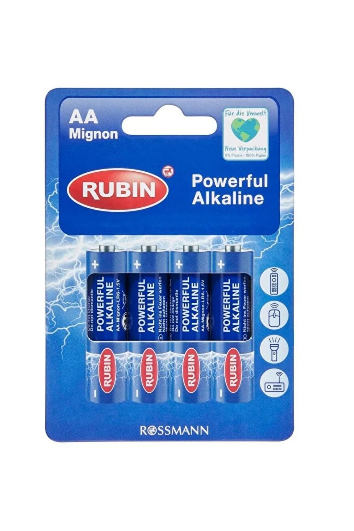 Alkalin AA Kalem Pil 1,5V 4'Lü Ürün ana görseli