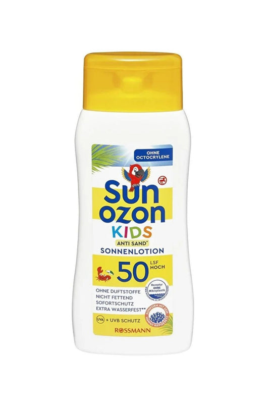 Çocuk Güneş Koruyucu Antisand Losyon 50SPF Hassas Cilt 200 Ml
