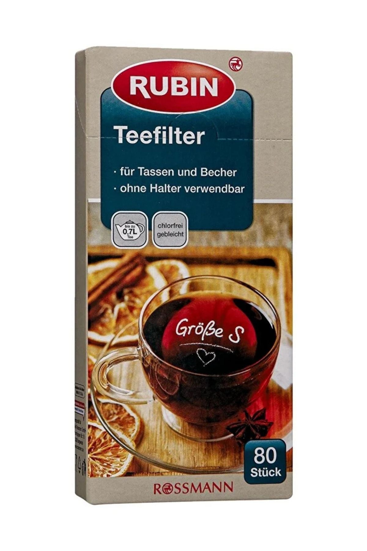 Çay Filtresi Küçük Boy 80'Li Ürün ana görseli
