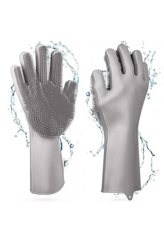 Tırtıklı Magic Gloves Mutfak Banyo Sihirli Bulaşık Eldiveni
