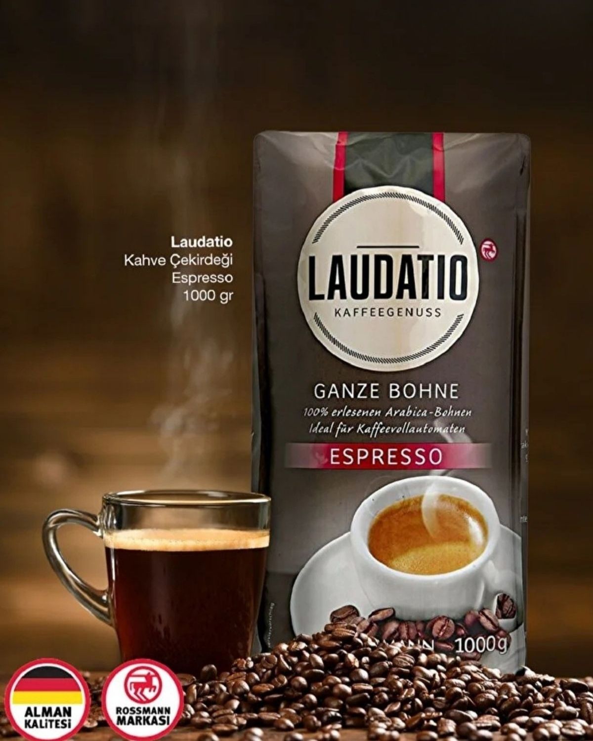 Bütün Kahve Çekirdeği Espresso 1000 Gr Ürün ikincil görseli