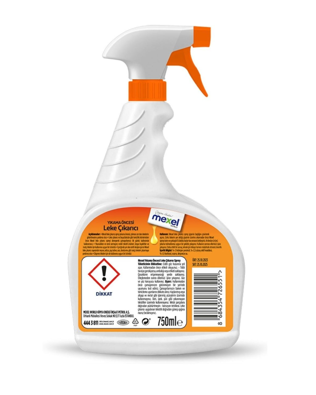 Yıkama Öncesi Oxi Leke Çıkarıcı Sprey Kar Çiçeği Kokulu 750 Ml
