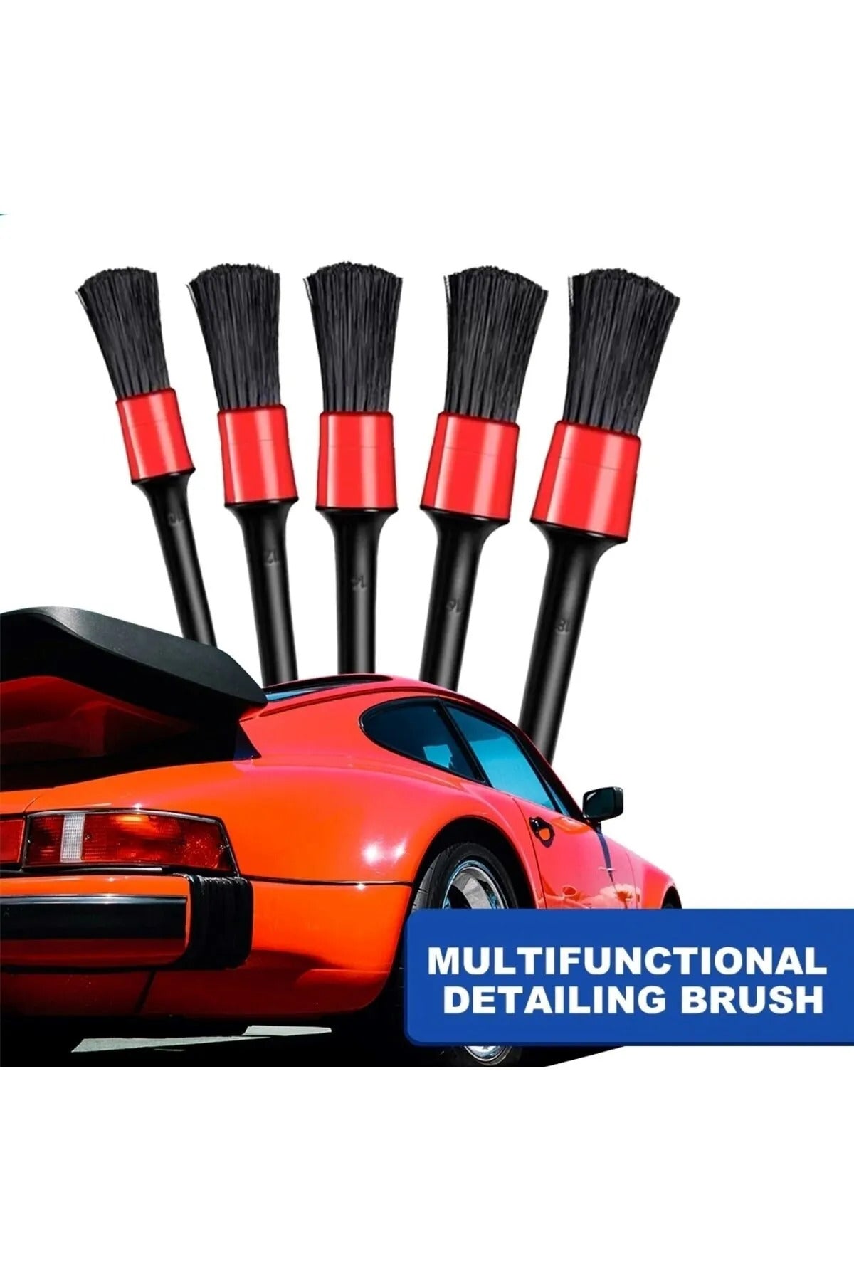 Detaylı Oto Araç Temizlik Fırçası 5+1 Yıkama Klima Temizleme Fırçası