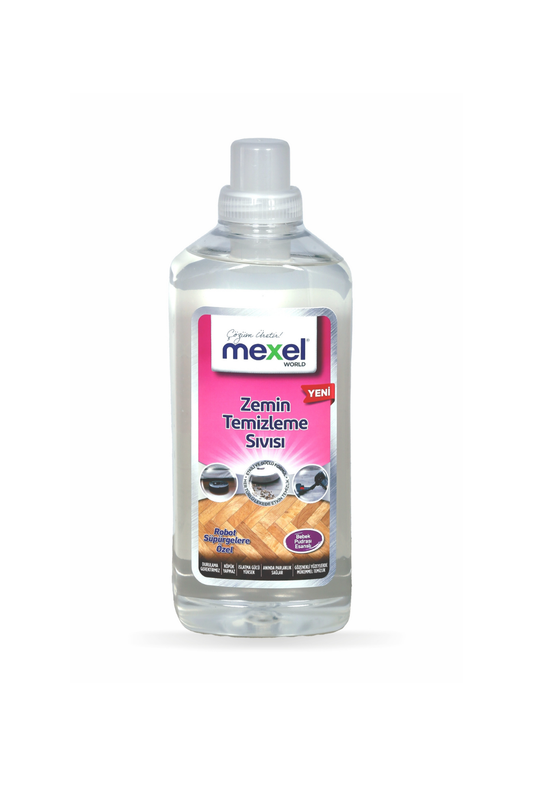 Robot Süpürgelere Özel Zemin Temizleme Sıvısı Bebek Pudrası Esanslı 1000 Ml