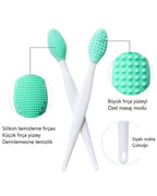 Cilt Ve Yüz Temizleyici Siyah Nokta ve Dudak Peeling Fırçası